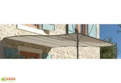 COULEURS DU MONDE Toile En Polyester 200 Gr/m² Beige Clair Pour Tonnelle Luberon