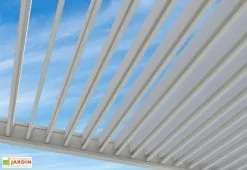 Ombréa Pergola Bioclimatique Ombréa En Aluminium 3 X 4 M Autoportée - Gris Perle -magasin de mobilier d'extérieur toiture lames orientables pergola bioclimatique ombrea 15 728318
