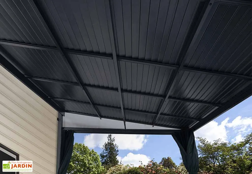 Sojag Tonnelle Adossée En Aluminium Et Acier Galvanisé Portland 14,43 M² 3 Sojag Tonnelle Adossée En Aluminium Et Acier Galvanisé Portland 14,43 M² – Image 3