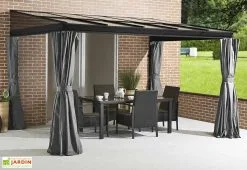 Sojag Tonnelle Adossée En Aluminium Et Polycarbonate St Barth 10,77 M²