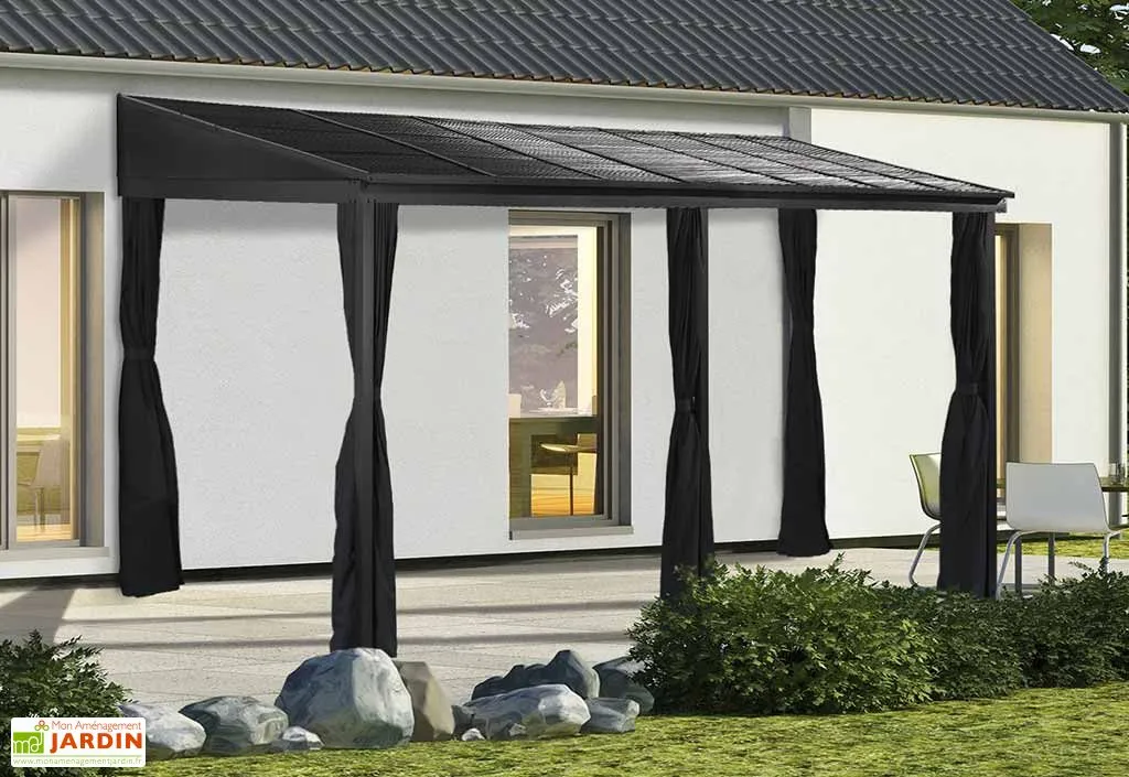 Sojag Tonnelle Adossée En Aluminium Et Acier Galvanisé Portland 14,43 M² 1 Sojag Tonnelle Adossée En Aluminium Et Acier Galvanisé Portland 14,43 M²