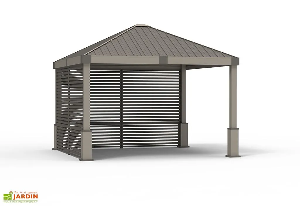 Sojag Pergola Autoportée En Aluminium Avec Brise-vues En Lames 13 M² – Nanda 4 Sojag Pergola Autoportée En Aluminium Avec Brise-vues En Lames 13 M² – Nanda – Image 4