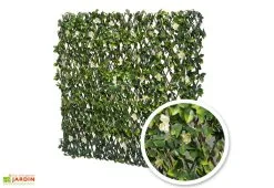 France Green Haie Artificielle De Jasmin Fleuri - Treillis Extensible (pls Dim.)