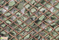 France Green Haie Artificielle De Lierre - Treillis Extensible (pls Dim.) -magasin de mobilier d'extérieur treillis extensible feuillage artificiel lierre 3