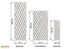 France Green Haie Artificielle De Vigne Vierge - Treillis Extensible (pls Dim.) -magasin de mobilier d'extérieur treillis extensible feuillage artificiel vigne 4