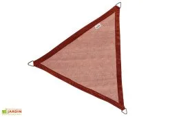 Nesling Voile D’ombrage Triangulaire En Polyéthylène Coolfit – 3,6 M -magasin de mobilier d'extérieur voile ombrage triangle 3 6 m rouge