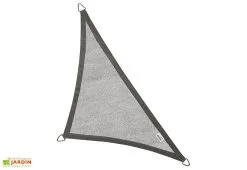 Nesling Voile D’ombrage Triangulaire En Polyéthylène Coolfit – 5 X 7,1 M -magasin de mobilier d'extérieur voile ombrage triangle anthracite